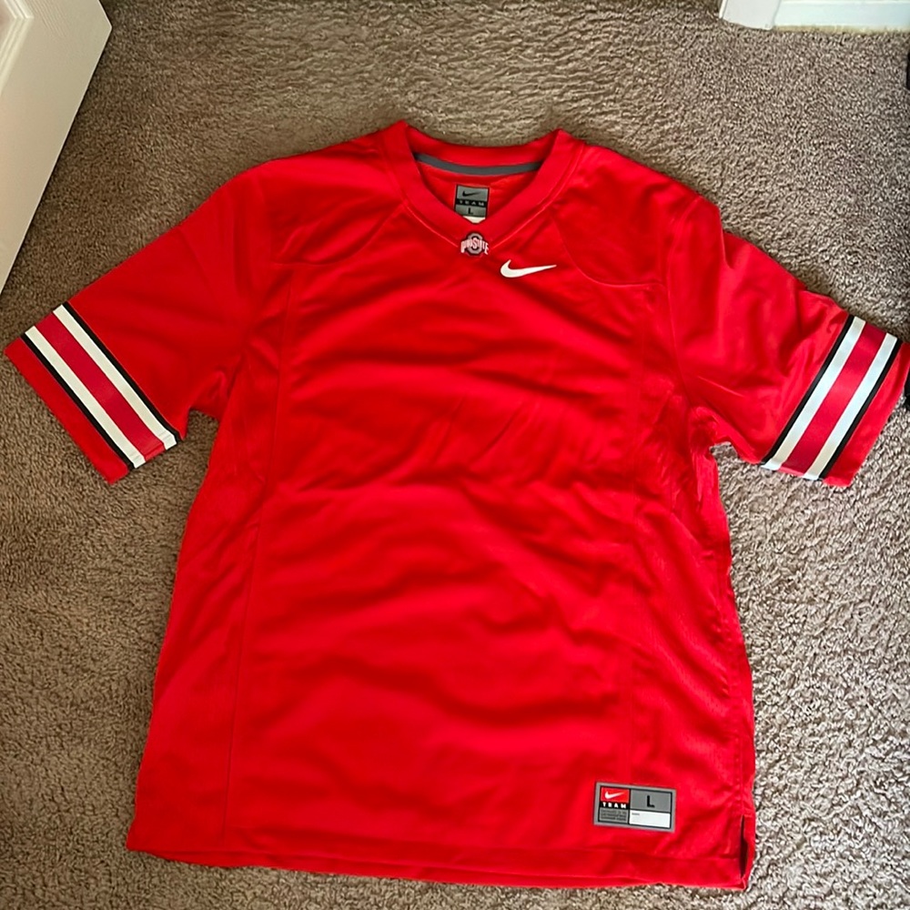 Ohio State Buckeyes Blank Nike Fb Jersey